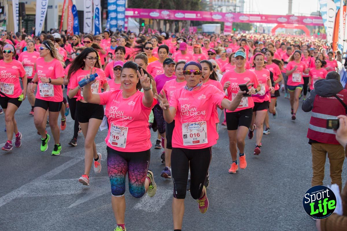 Carrera de la mujer Valencia 2018_ambiente salida