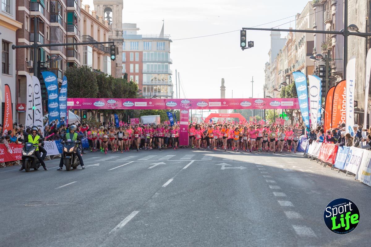 Carrera de la mujer Valencia 2018_ambiente salida