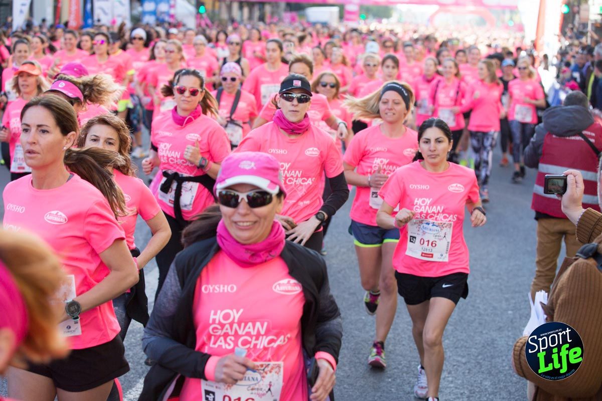Carrera de la mujer Valencia 2018_ambiente salida