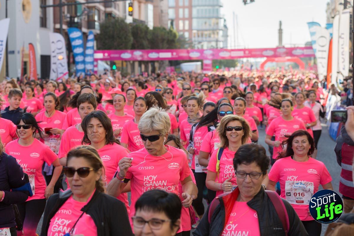 Carrera de la mujer Valencia 2018_ambiente salida