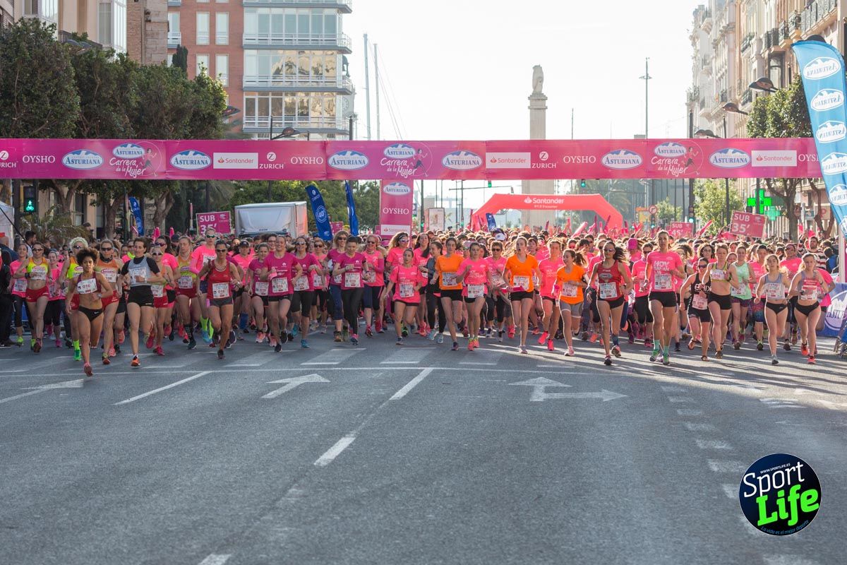Carrera de la mujer Valencia 2018_ambiente salida