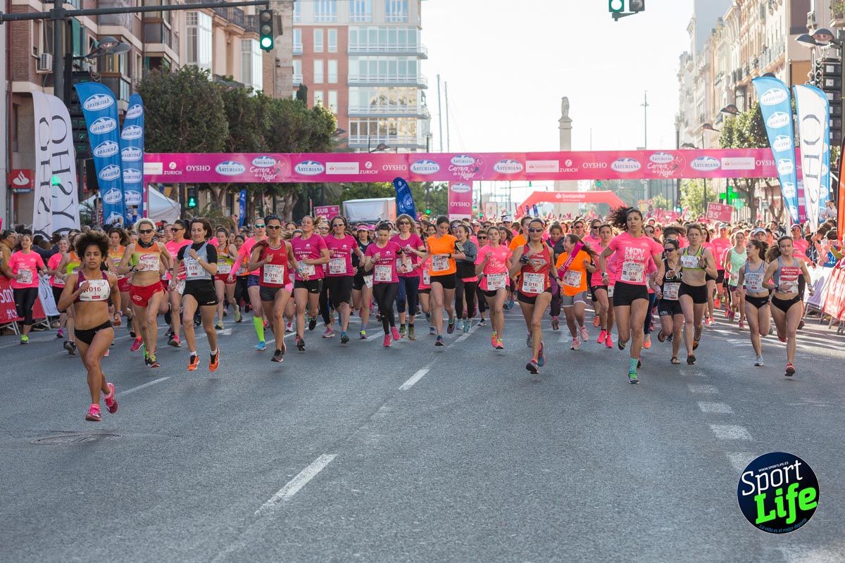 Carrera de la mujer Valencia 2018_ambiente salida
