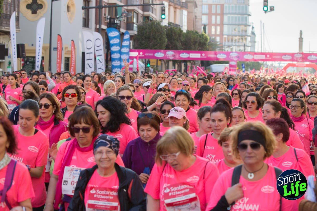 Carrera de la mujer Valencia 2018_ambiente salida