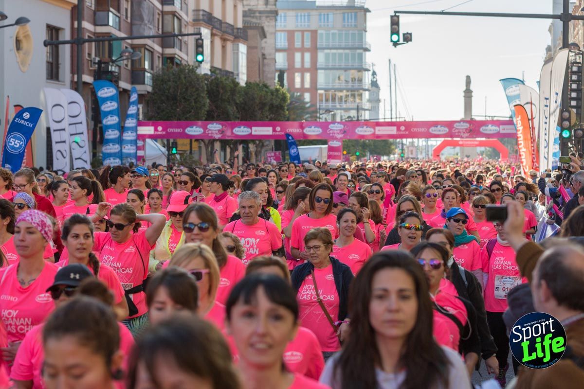 Carrera de la mujer Valencia 2018_ambiente salida