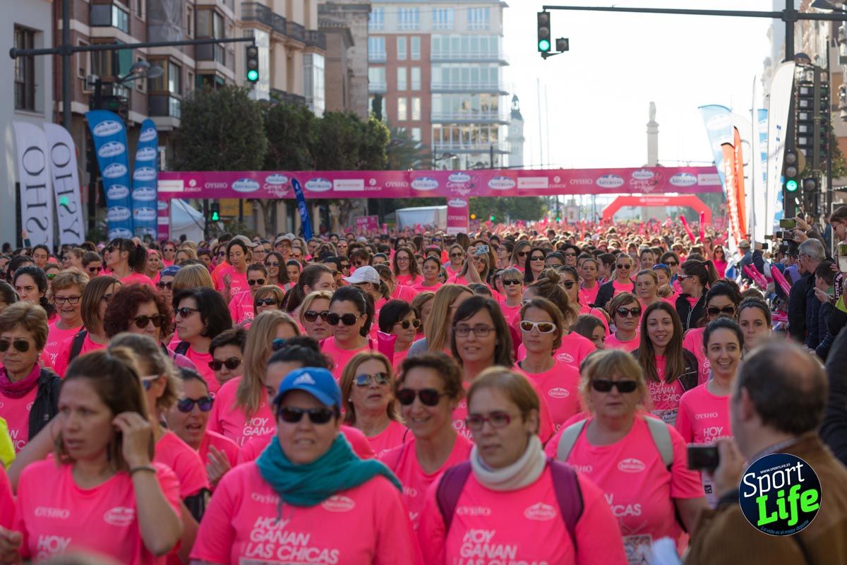 Carrera de la mujer Valencia 2018_ambiente salida