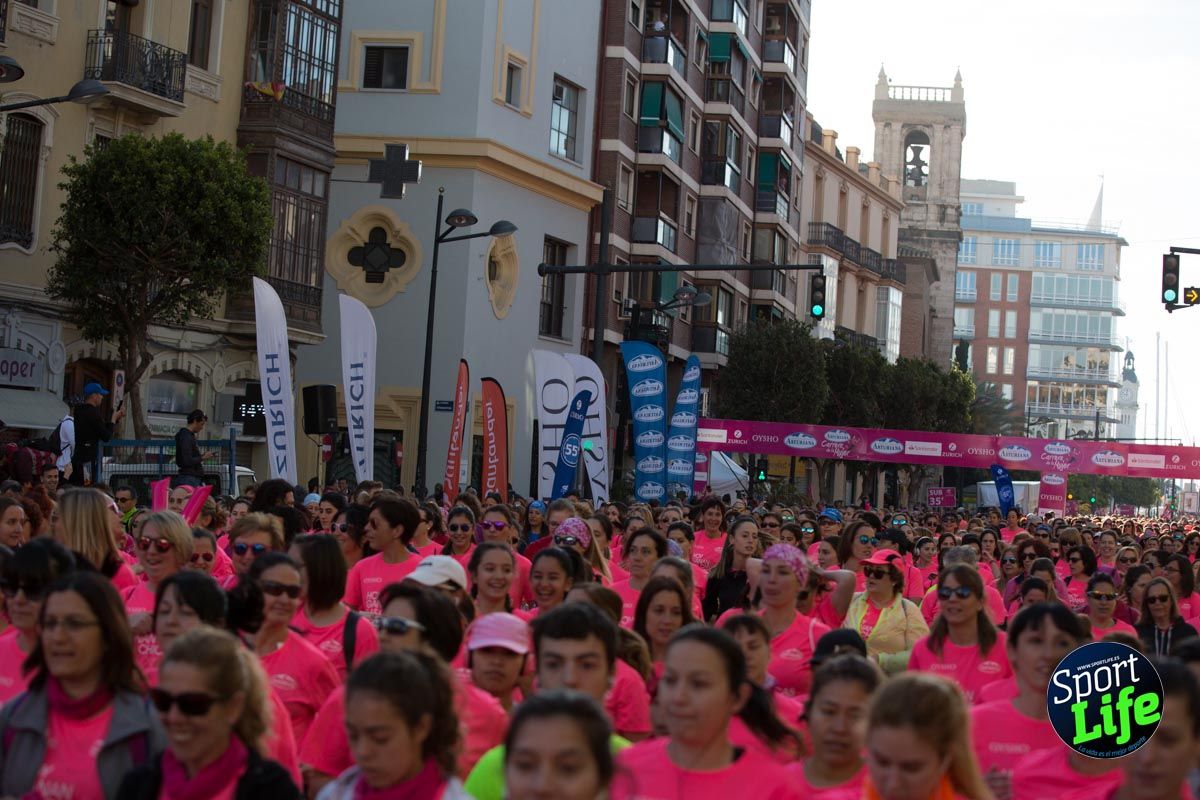 Carrera de la mujer Valencia 2018_ambiente salida