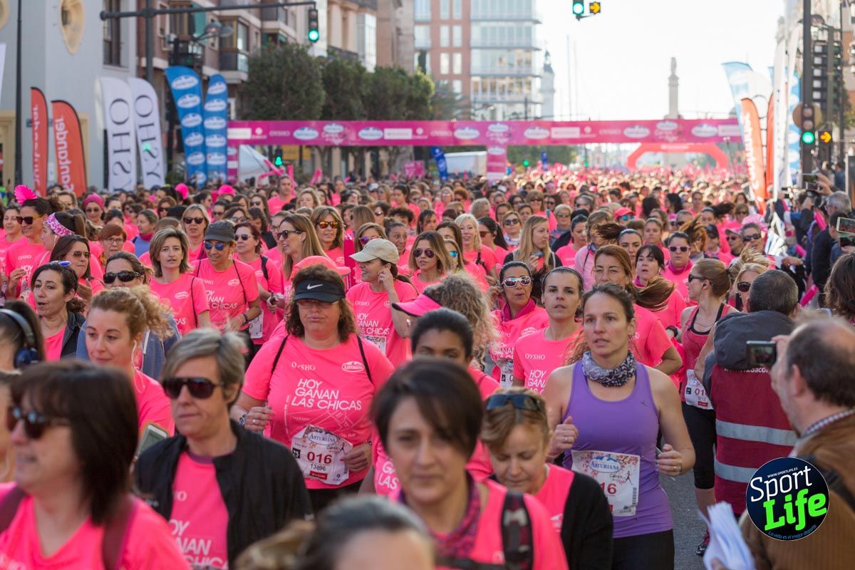 Carrera de la mujer Valencia 2018_ambiente salida