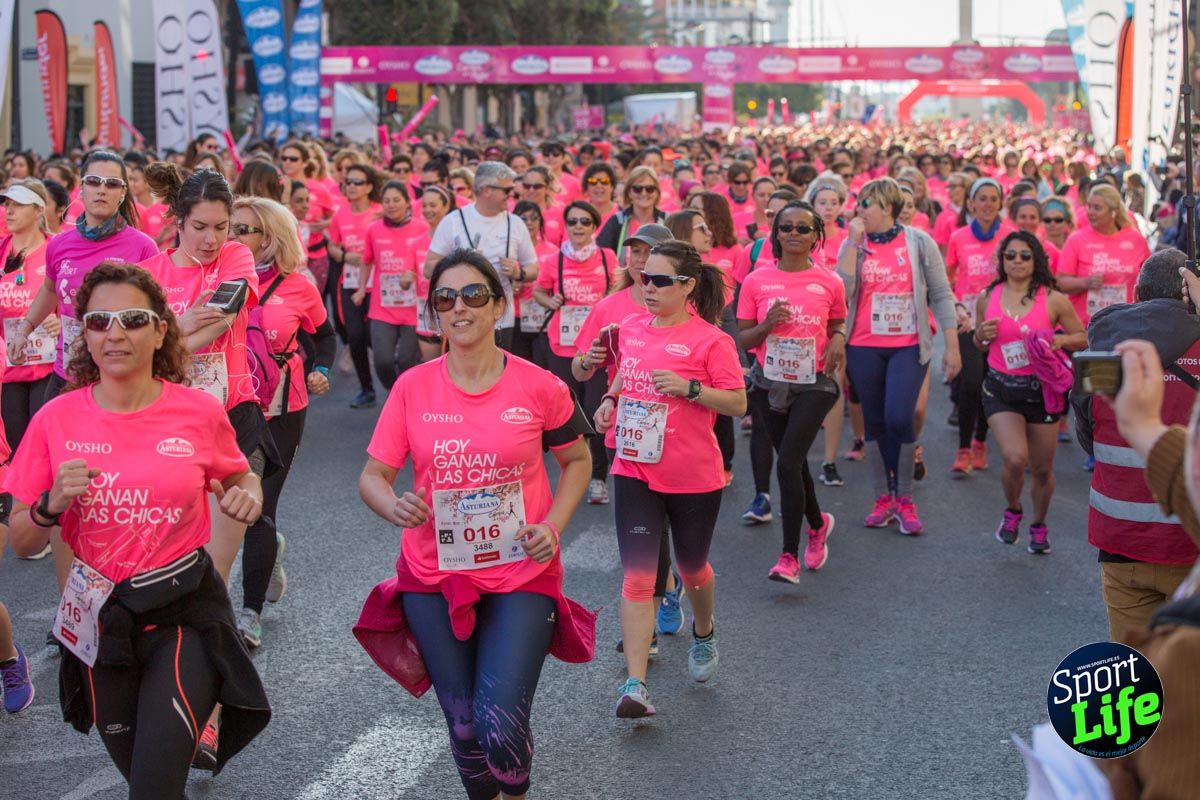 Carrera de la mujer Valencia 2018_ambiente salida