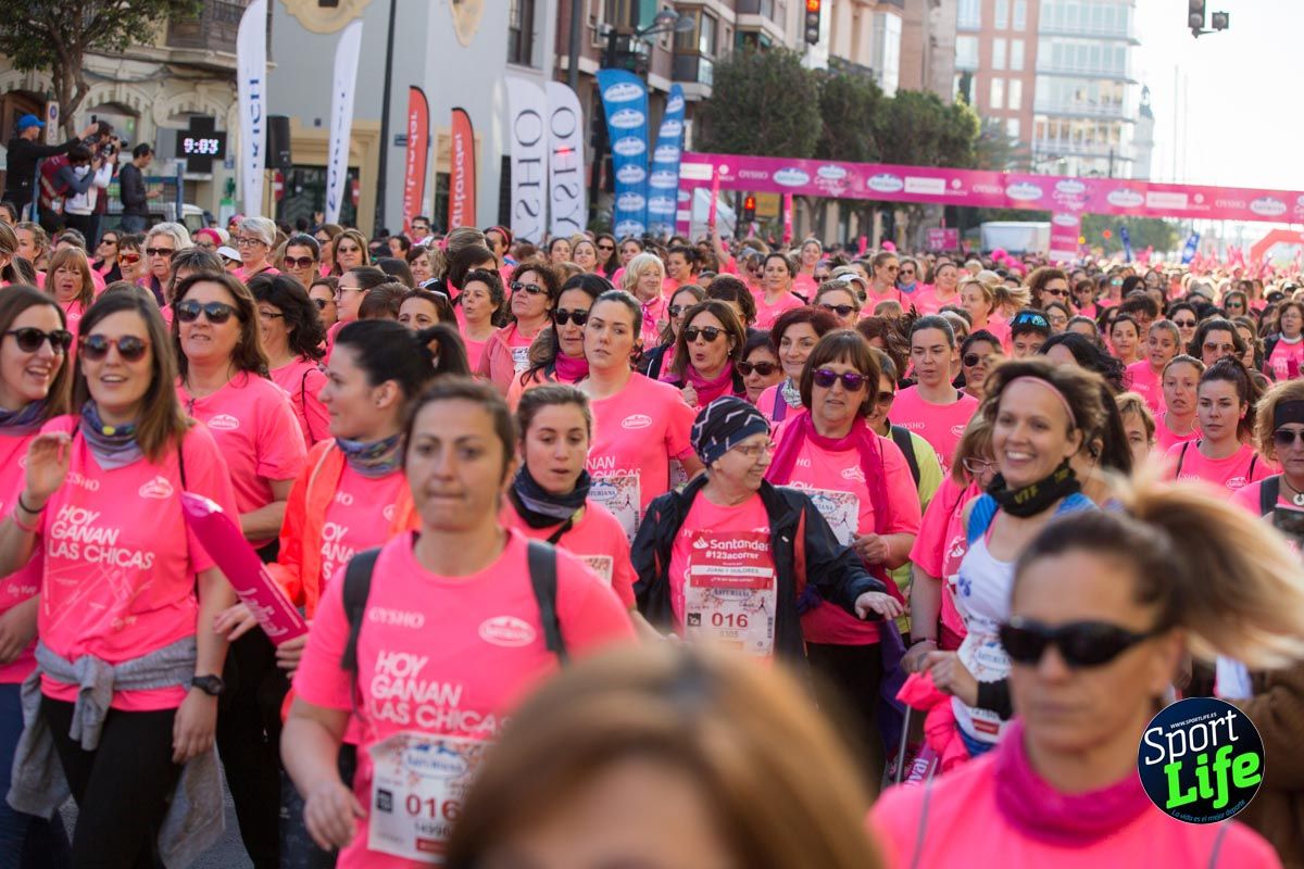 Carrera de la mujer Valencia 2018_ambiente salida