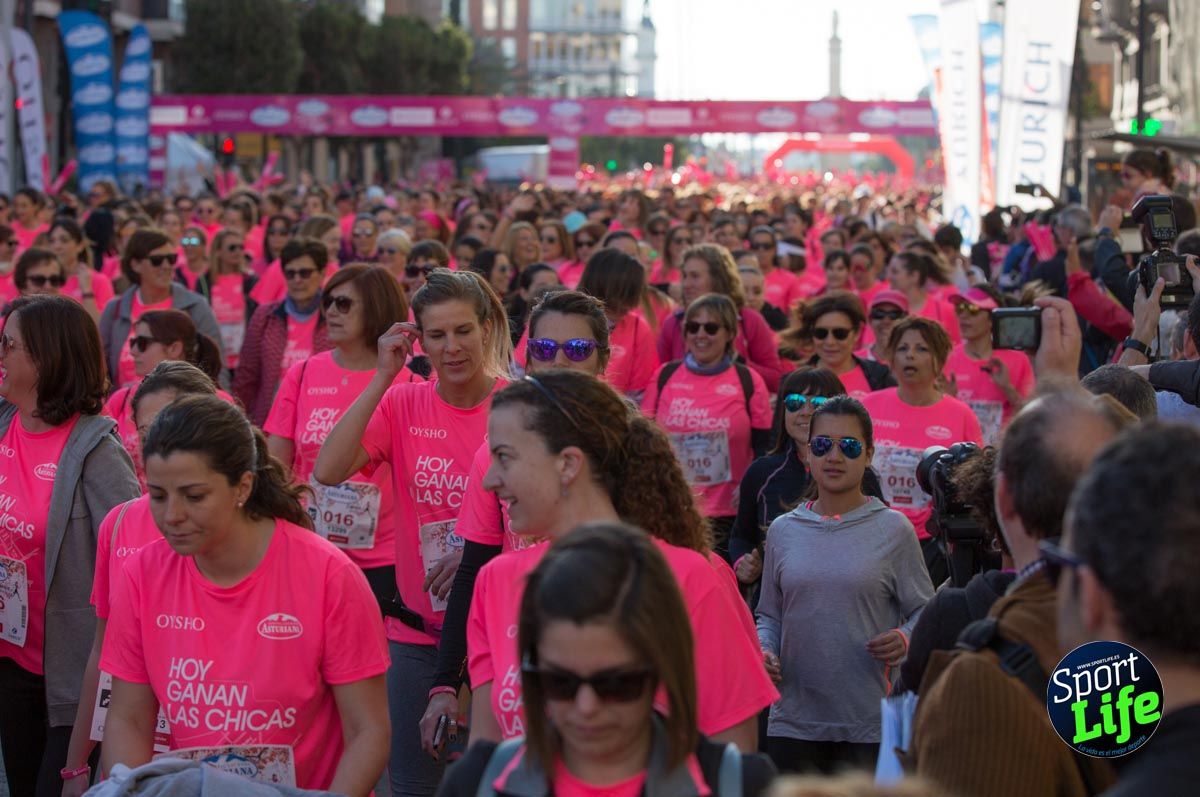 Carrera de la mujer Valencia 2018_ambiente salida