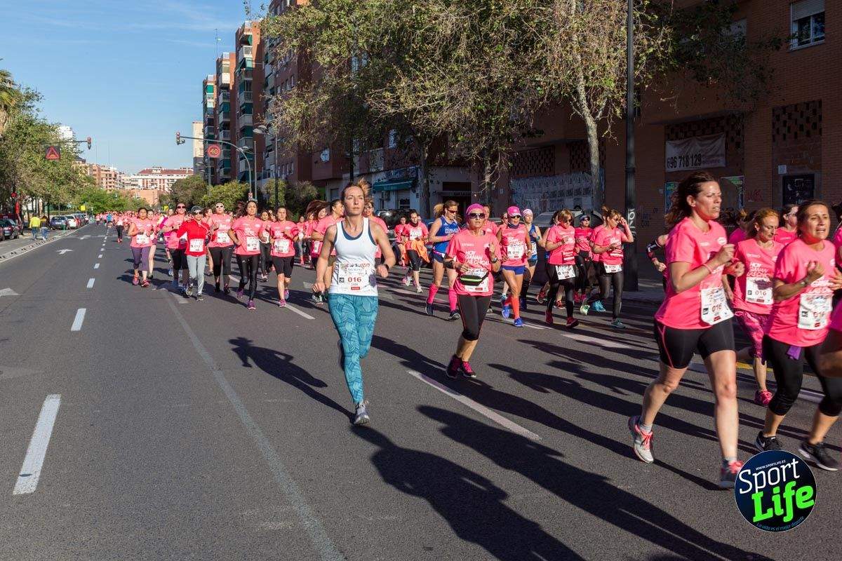 Carrera de la mujer Valencia 2018_en_carrera