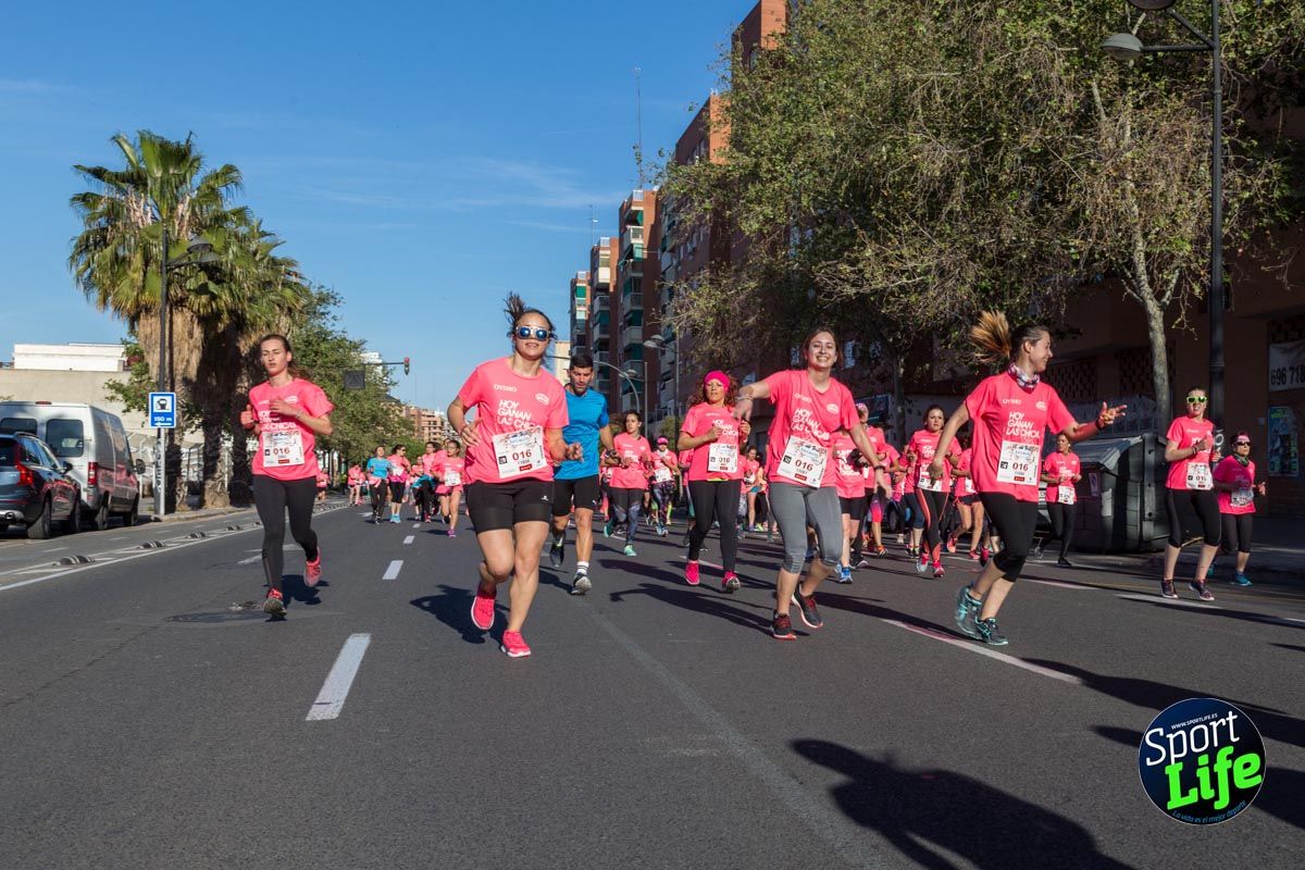 Carrera de la mujer Valencia 2018_en_carrera