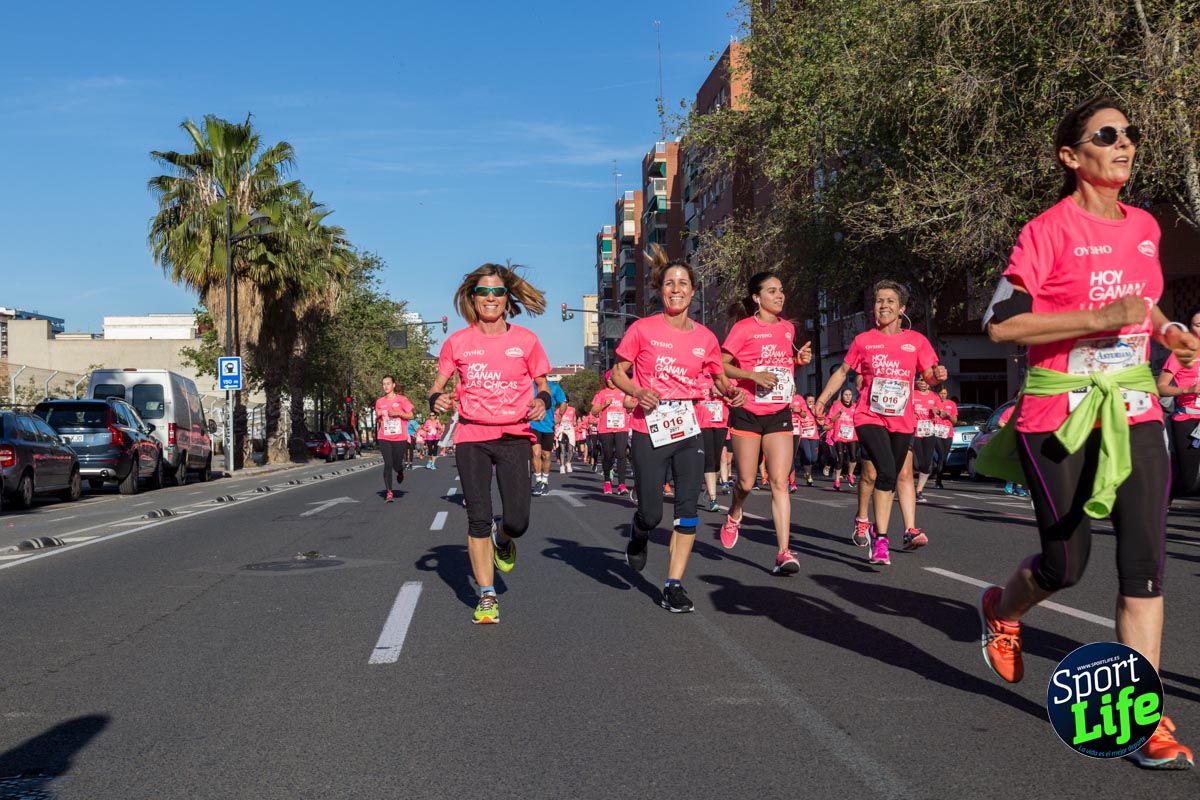 Carrera de la mujer Valencia 2018_en_carrera