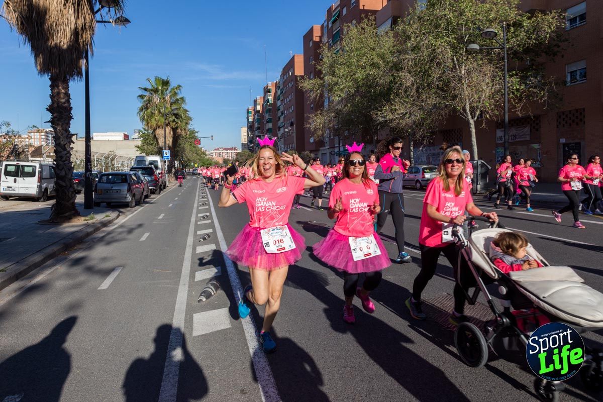 Carrera de la mujer Valencia 2018_en_carrera