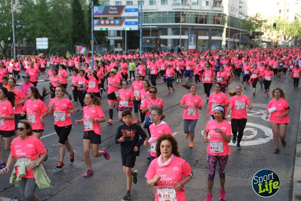 Fotos del recorrido Carrera de la Mujer Madrid 2018