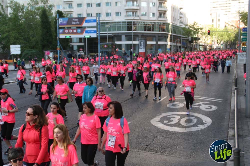 Fotos del recorrido Carrera de la Mujer Madrid 2018