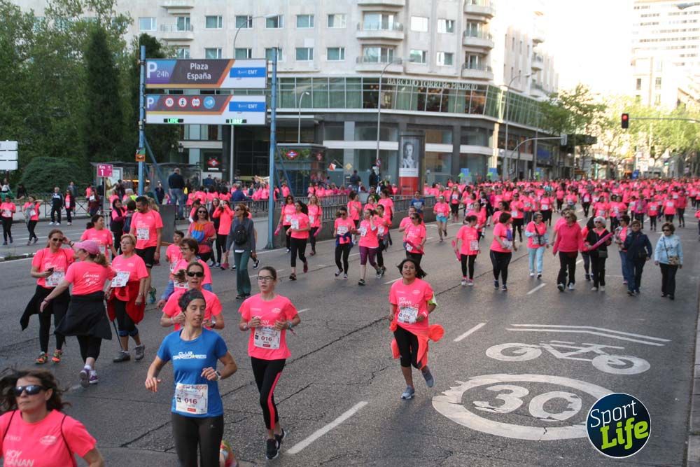 Fotos del recorrido Carrera de la Mujer Madrid 2018