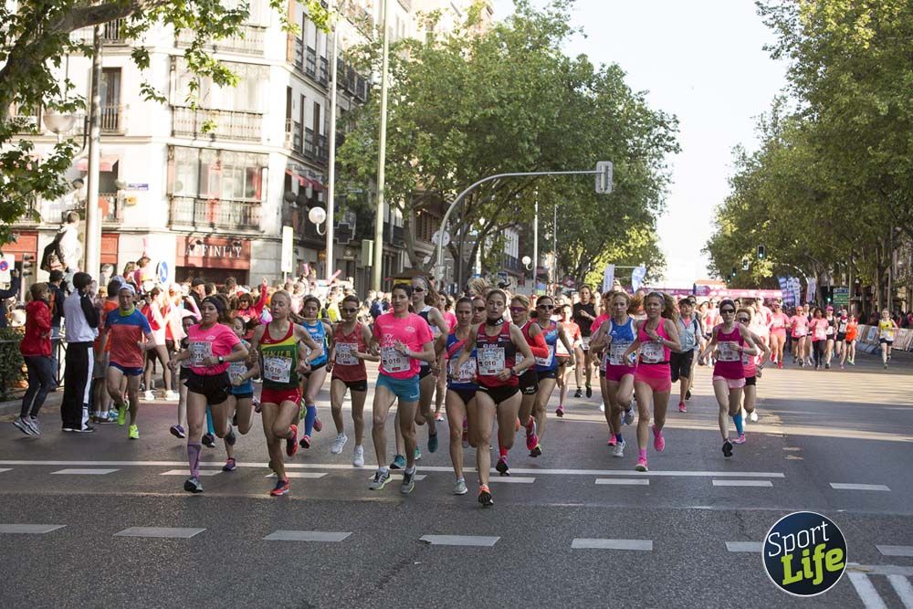Cabeza de la Carrera de la Mujer de Madrid 2018