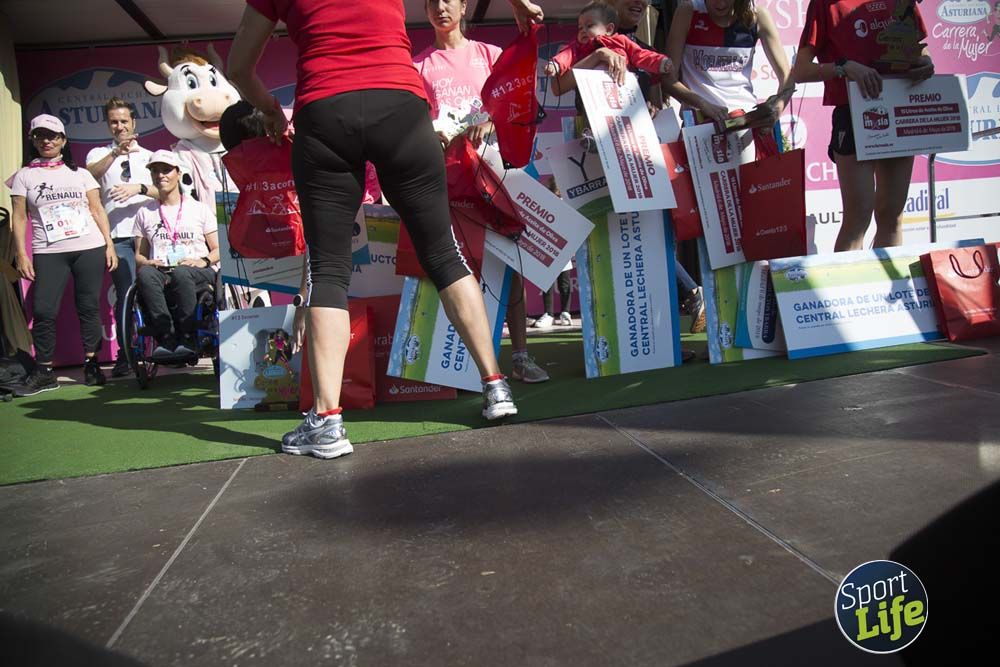 Entrega de premios y actividades post Carrera de la Mujer de Madrid