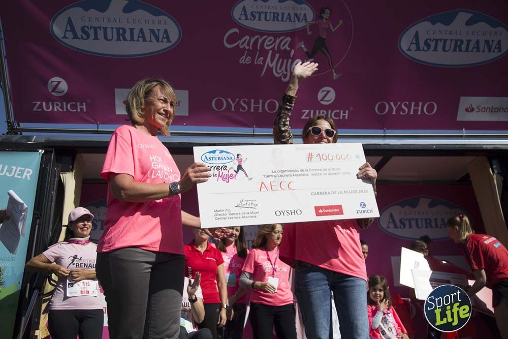 Entrega de premios y actividades post Carrera de la Mujer de Madrid