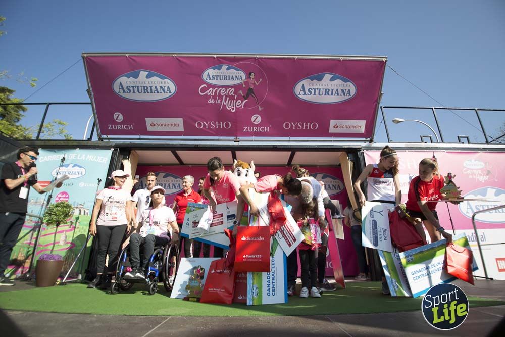 Entrega de premios y actividades post Carrera de la Mujer de Madrid