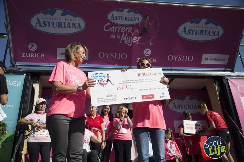 Entrega de premios y actividades post Carrera de la Mujer de Madrid