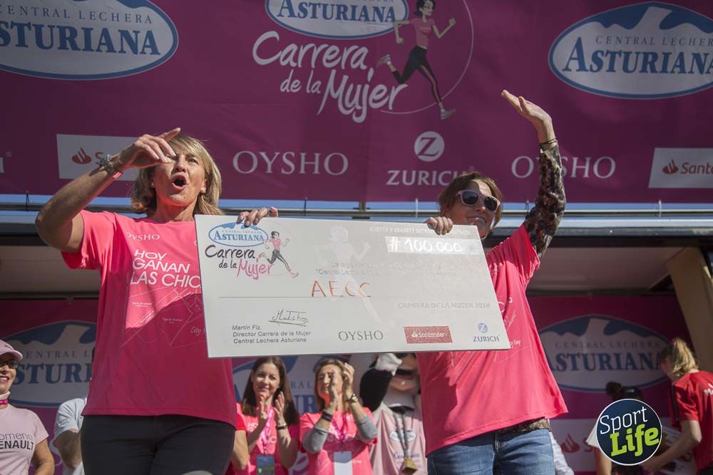 Entrega de premios y actividades post Carrera de la Mujer de Madrid