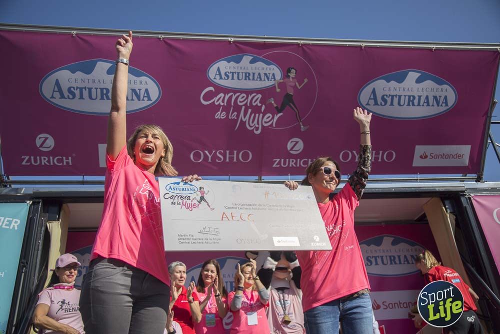 Entrega de premios y actividades post Carrera de la Mujer de Madrid