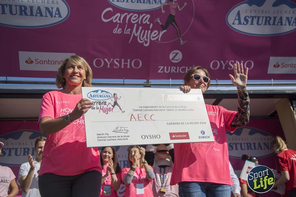 Entrega de premios y actividades post Carrera de la Mujer de Madrid