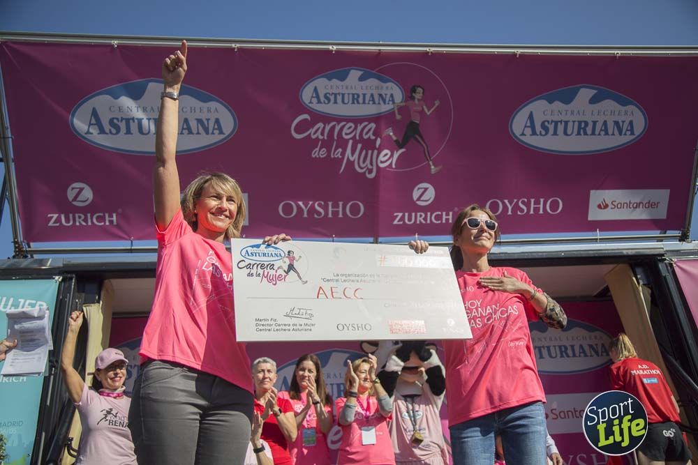 Entrega de premios y actividades post Carrera de la Mujer de Madrid