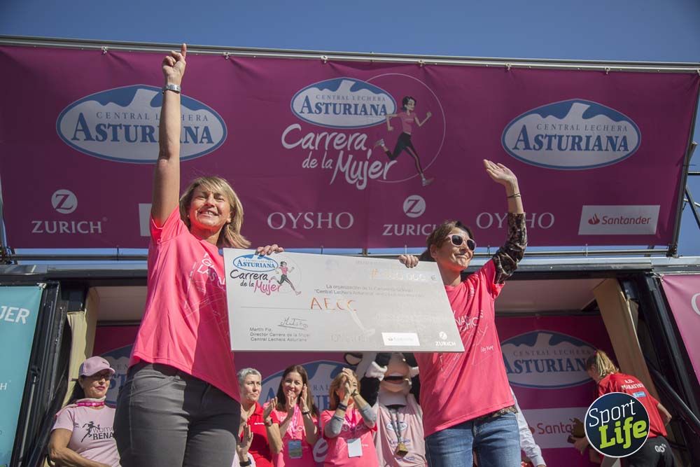 Entrega de premios y actividades post Carrera de la Mujer de Madrid