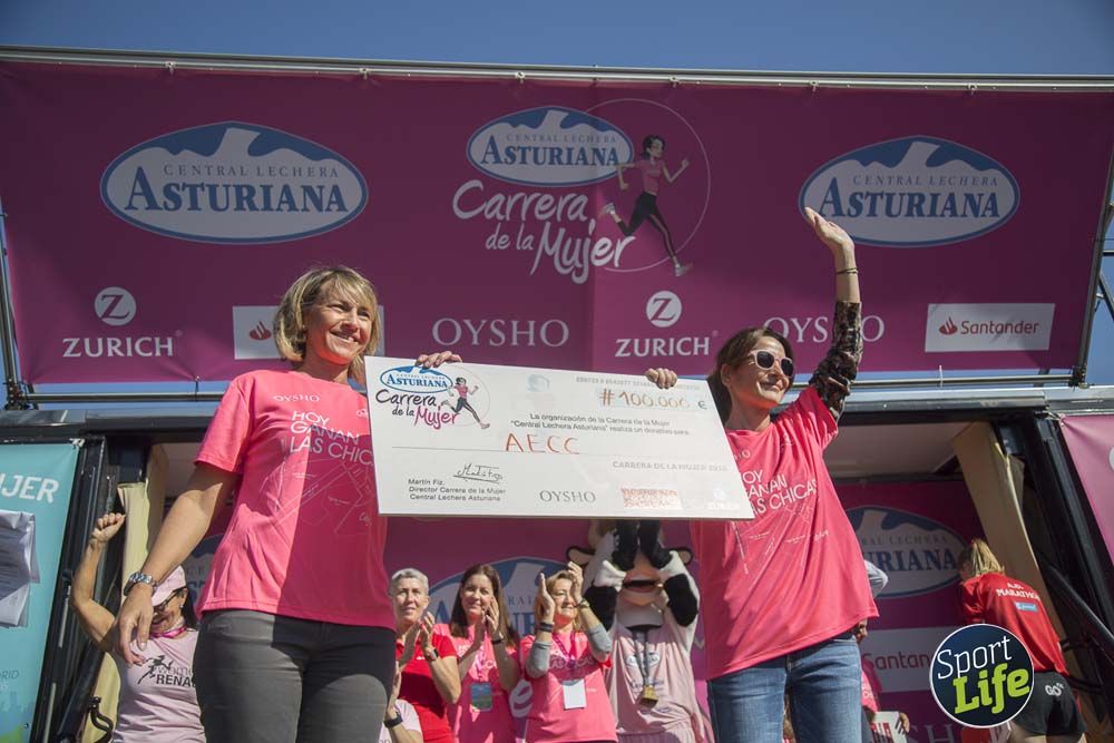 Entrega de premios y actividades post Carrera de la Mujer de Madrid