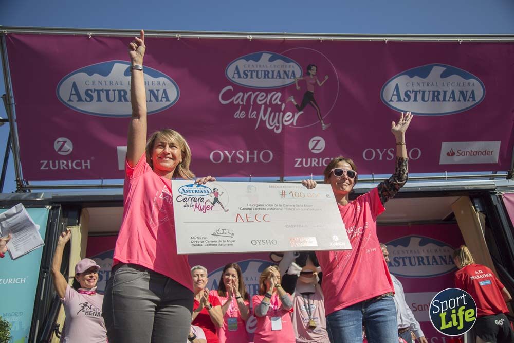 Entrega de premios y actividades post Carrera de la Mujer de Madrid