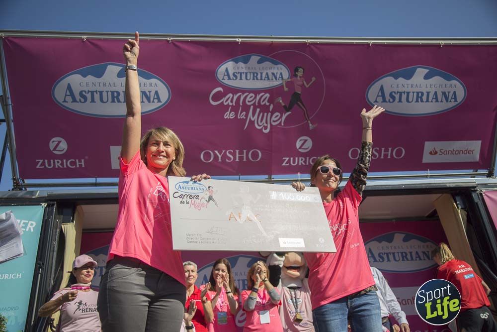 Entrega de premios y actividades post Carrera de la Mujer de Madrid