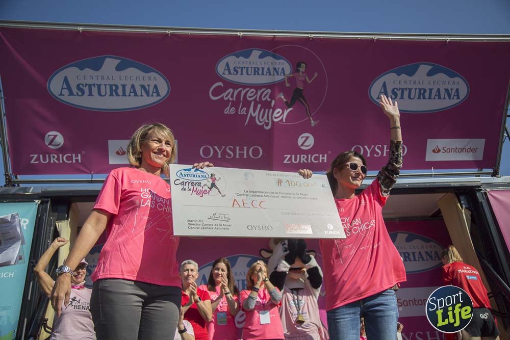 Entrega de premios y actividades post Carrera de la Mujer de Madrid
