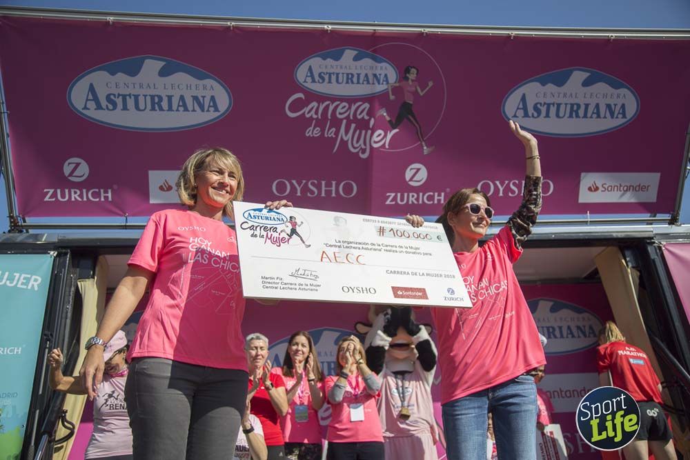 Entrega de premios y actividades post Carrera de la Mujer de Madrid