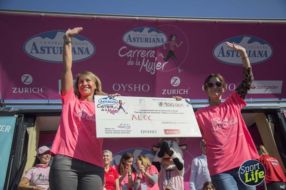 Entrega de premios y actividades post Carrera de la Mujer de Madrid