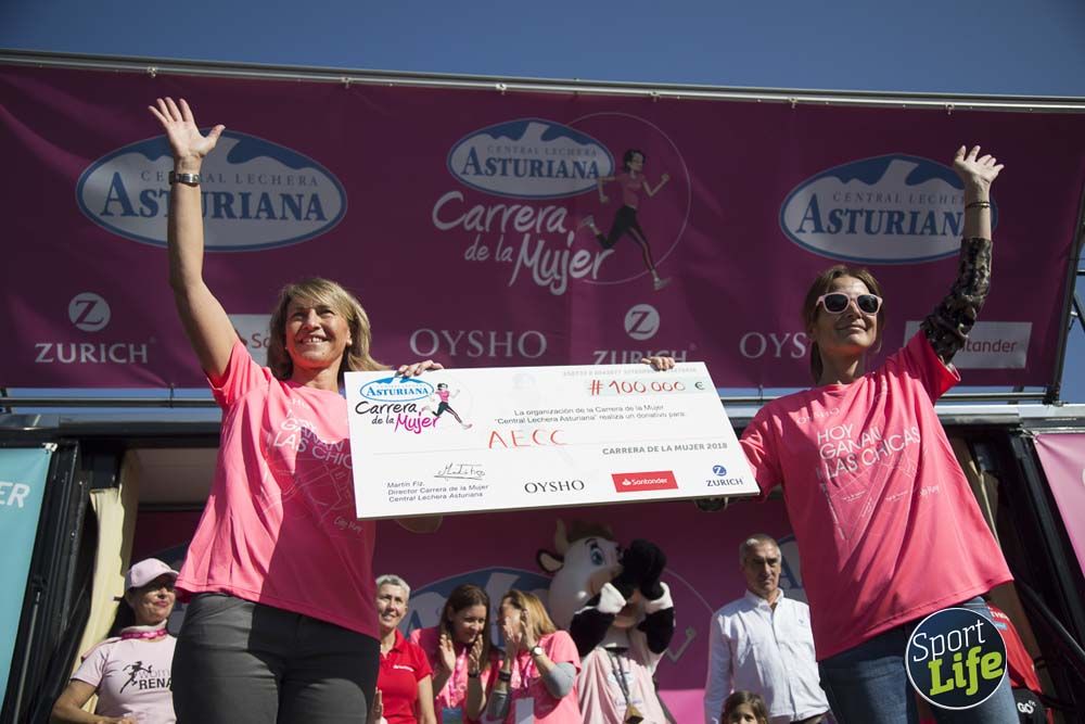 Entrega de premios y actividades post Carrera de la Mujer de Madrid