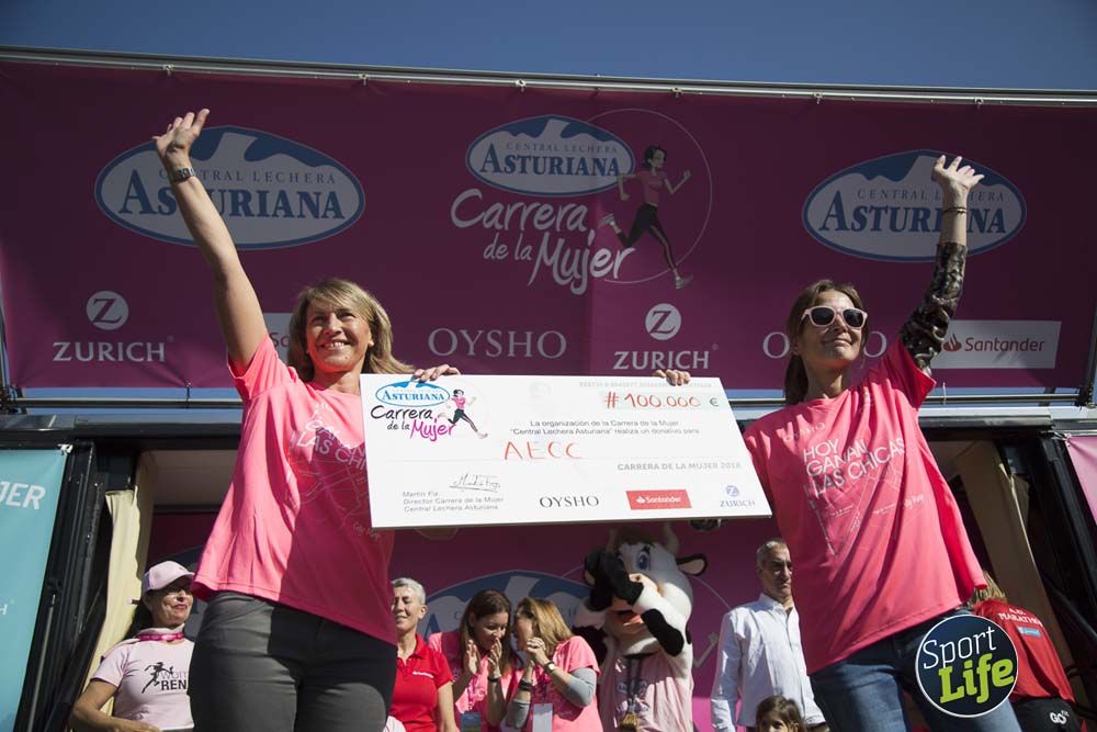 Entrega de premios y actividades post Carrera de la Mujer de Madrid