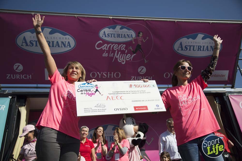 Entrega de premios y actividades post Carrera de la Mujer de Madrid