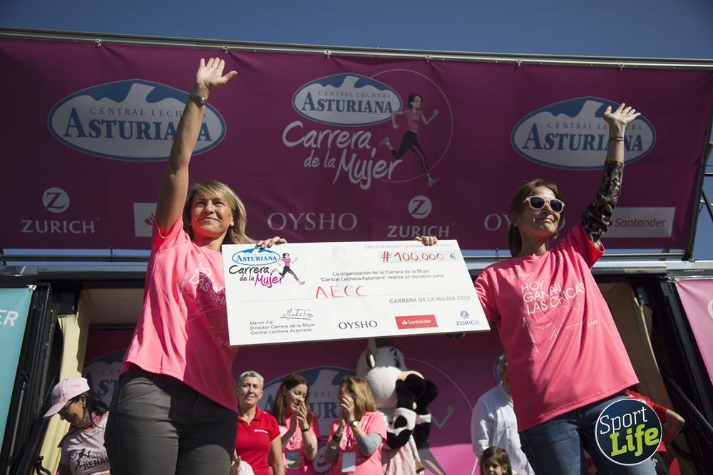 Entrega de premios y actividades post Carrera de la Mujer de Madrid