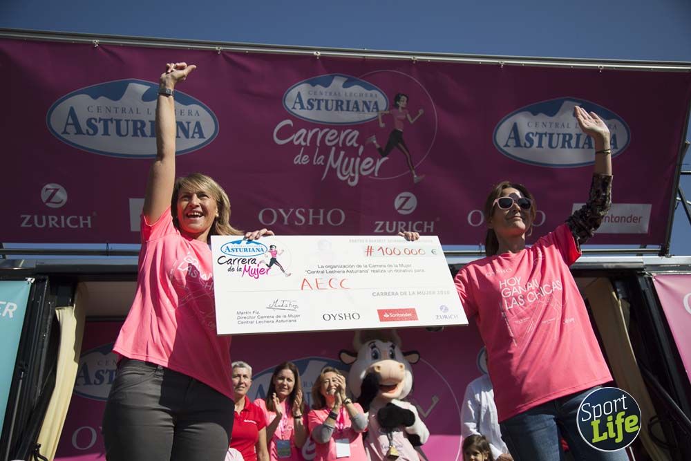 Entrega de premios y actividades post Carrera de la Mujer de Madrid