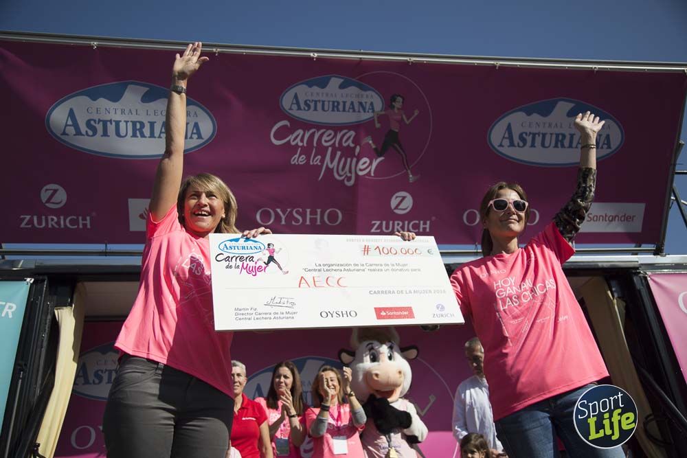 Entrega de premios y actividades post Carrera de la Mujer de Madrid
