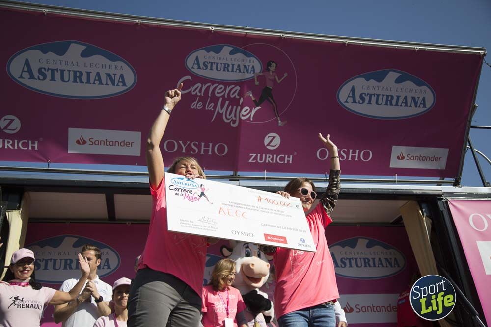 Entrega de premios y actividades post Carrera de la Mujer de Madrid