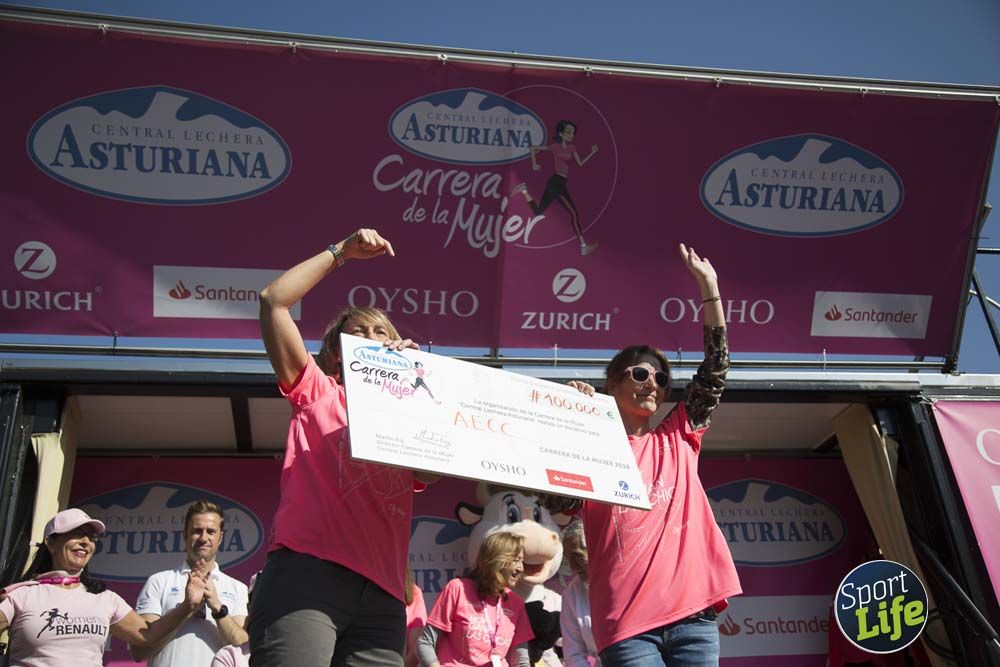 Entrega de premios y actividades post Carrera de la Mujer de Madrid