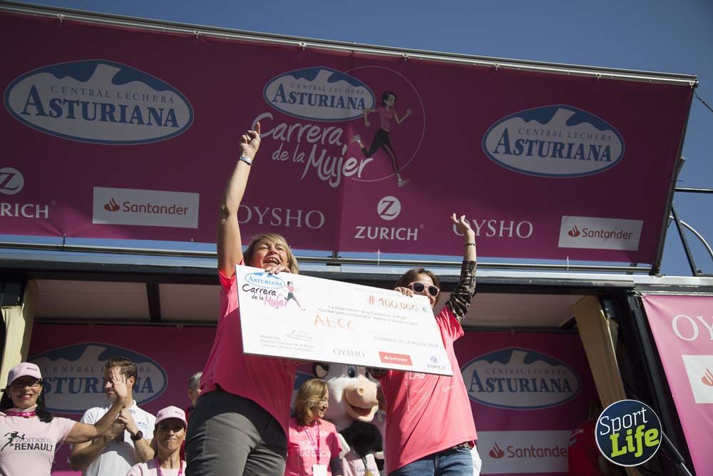 Entrega de premios y actividades post Carrera de la Mujer de Madrid