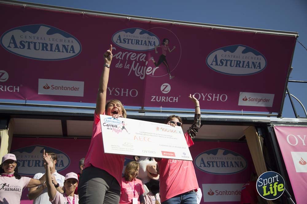Entrega de premios y actividades post Carrera de la Mujer de Madrid