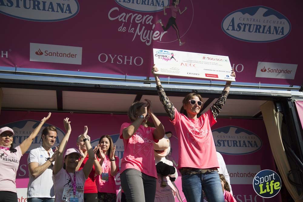 Entrega de premios y actividades post Carrera de la Mujer de Madrid