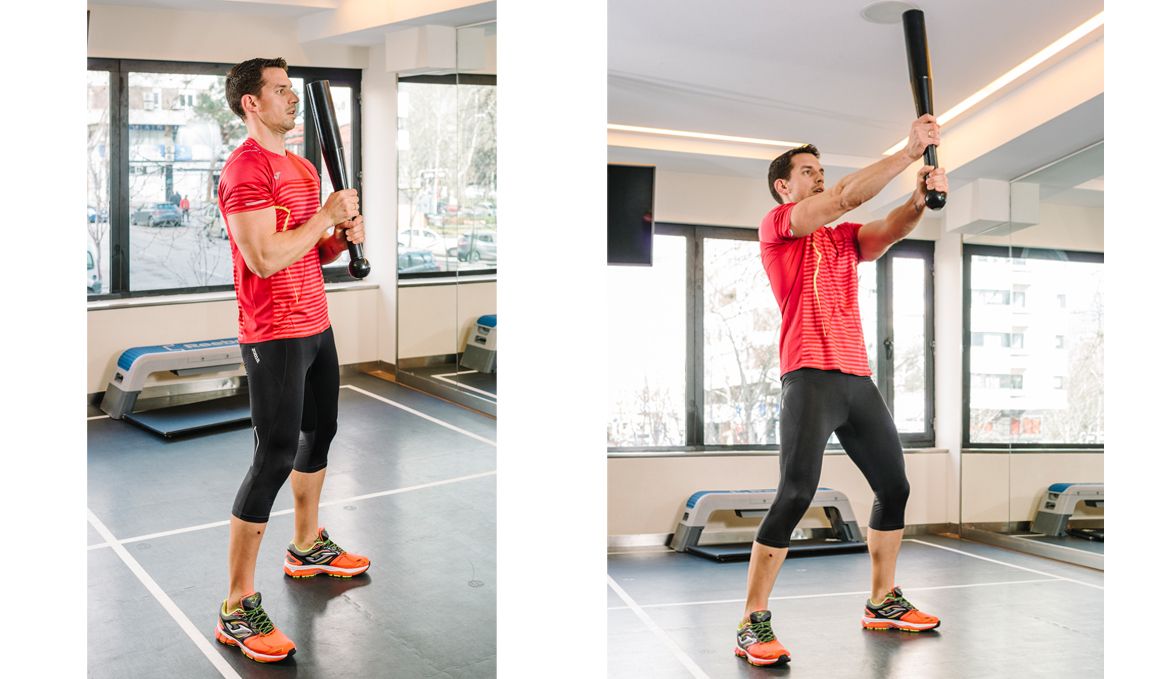Entrenamiento con clubbell o pesa persa