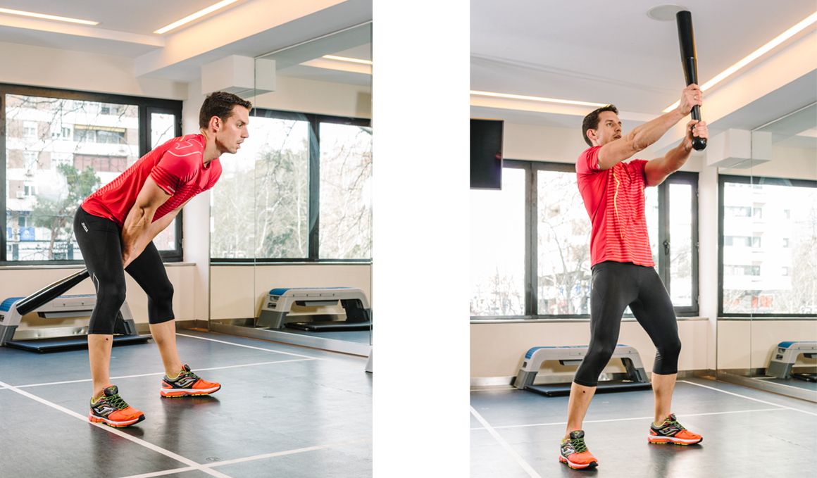 Entrenamiento con clubbell o pesa persa